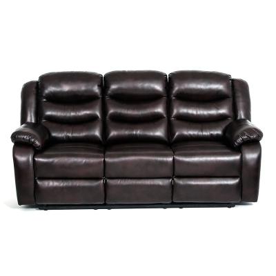 China 2021 hot sale modern luxury recliner sofa chair sofa set furniture leather couch couch theater auditorium furniture for sale