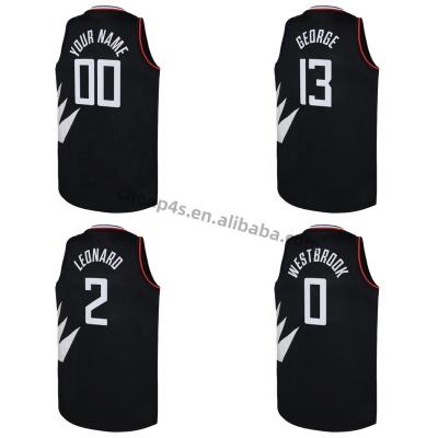 China Wholesale Retro Royal USA Team Basketball Uniform Quick Dry #0 Westbr Los Angeles Basketball Stitched Color Men's Tank Top QUICK DRY Clipper for sale