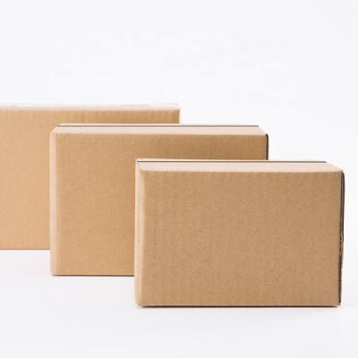 China Recycled Materials Exquisite White Corrugated Box Packaging Custom Box Brown Paper Box for sale