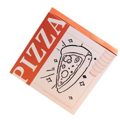 China Recycled materials hot sale custom made pizza packing box carton 6 8 10 12 14 18 inch pizza box for sale