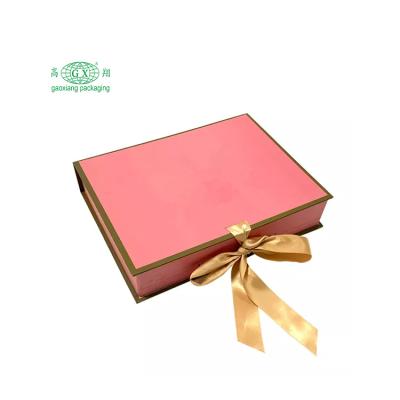 China Luxury Custom Recycled Materials Logo Printing Art Paper Foldable Gift Packaging Storage Box Personalized Boxes for sale