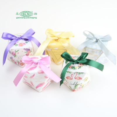 China Recycled Materials Good Quality Different Colors Mystery Box Gift Wedding Favor Cake Packing Box Personalized Boxes for sale