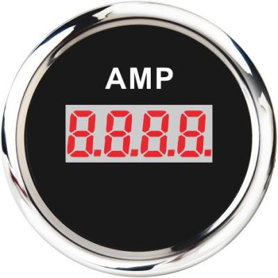 China 316 Stainless Steel 52mm Black Outdoor High-Brightness LED Light Meter Digital Display Ammeter for sale