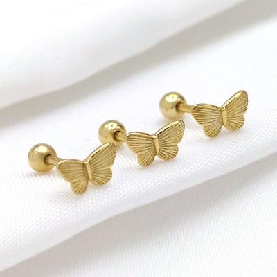 China 2022 new fashion high quality assurance fashion jewelry butterfly fashion stud earrings delicate girl for sale