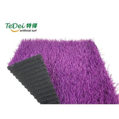 China Green High Quality Rainbow Track Kindergarten School PP+Composite Artificial Grass Flooring For Golf for sale