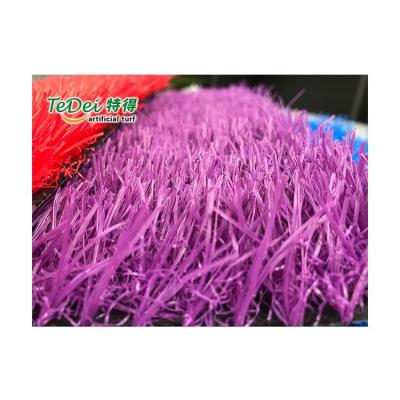 China PP+Composite China Green Gym Manufacturer 25mm PP Small Stem Artificial Turf Grass for sale