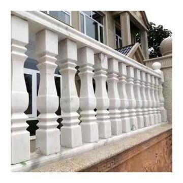 China Modern Cheap Chinese guangxi white marble stone stair railing for sale