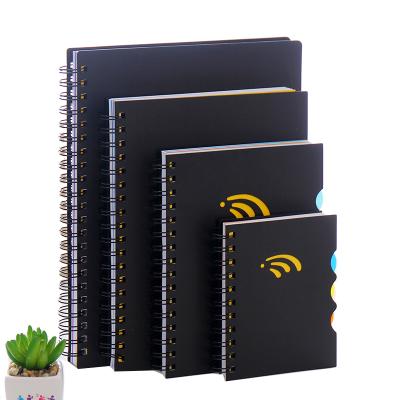 China Custom Bound University Binding Logo School Notebook Bulk Printing Coil Hardcover Spiral Paper Notebooks for sale