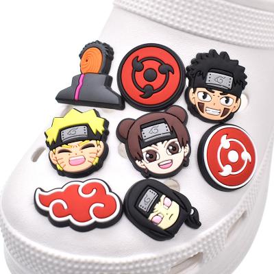 China Shoe Charm Anime Naruto Fang Charms New In Common Japanese Anime Fang Shoe Charms for sale