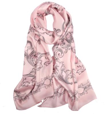 China Fashion Square Scarf Factory Custom Luxury 100% Silk Scarves Ladies Silk Scarves for sale