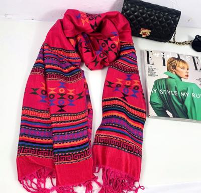 China Warm soft soft feeling selling elegant and intellectual ladies cashmere scarf. 100% thick pashmina scarf cashmere stain hijab shawl for sale