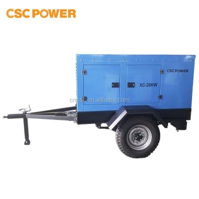 China Factory price! ! ! 100KVA Trailer Type Mounted Diesel Generator Trailer for sale