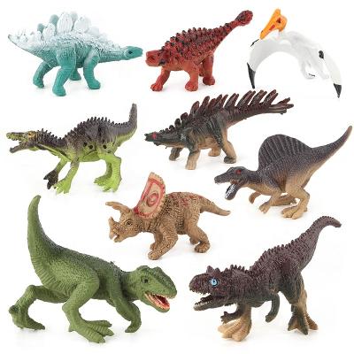 China PP XINGMING Amazon 12PCS Hot Plastic Toy Mini Dinosaur Collection Model Stimulation For Children for sale