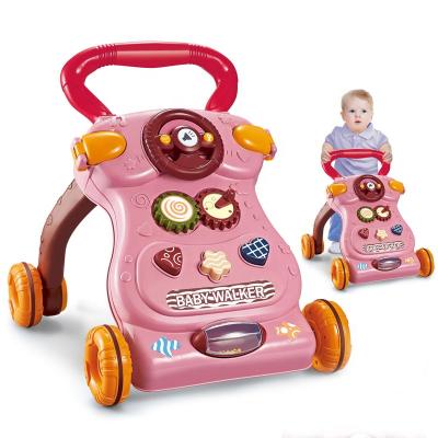 China Ride On Toy Multi Functional 4 Wheels Music Activity Baby Walker for sale