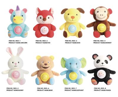 China Light Music Baby Sleep Toy 30CM Soothes Plush Toys With Sound And Light for sale