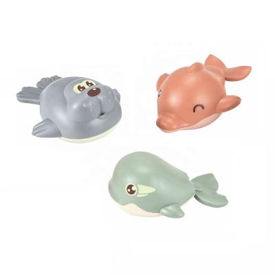 China Marine Animals Children's Bathtub Educational Toys Wind-Up Toy Toddlers Bath Toy Manual for sale