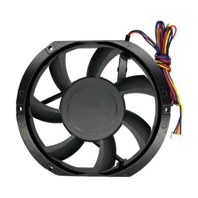 China Hotels Top Quality 17225 DC Fan 172 * 25MM 12V 24V 48V Frequency Converter Auto Parts Control Fan for sale