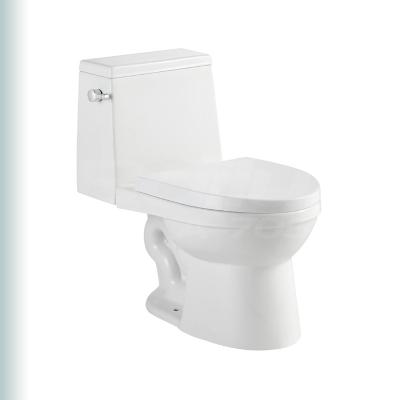 China Minimalist BAILU A-705 Exposed Trapway Large Water Trace Korean Siphonic Color Two Piece Toilet Standard Size Set Soft End Seat for sale