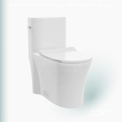 China BAILU A-904H Popular Toilet ADA Dual-Flush Siphonic One Piece Contemporary Up-to-date Round Card Bowl Toilet Glazed Ceramic Card for sale