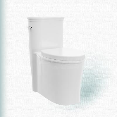 China BAILU A-819H Double-flow ADA MAP Siphonic Toilet Two Piece Economical Comfortable Russian Sanitary Ware Oval Toilet Set for sale