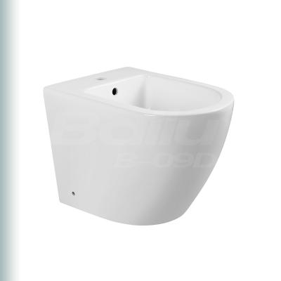 China BAILU B-09D Ceramic Wall-Hung Toilet Set Minimalist Sanitary Ware Bowl Concealed Ceramic Cistern Lavatory With Soft Closed Seat for sale