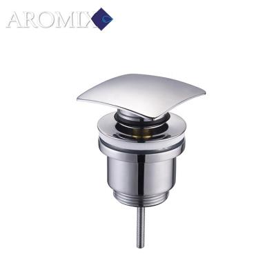 China Modern Modern Style Kitchen Bathroom Accessories Fit External Socket Chromed Brass Waste Basin AUTOMATIC for sale