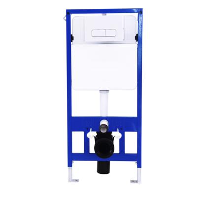 China Dual Tank Element Concealed Flush Pneumatic Concealed Water Tank For Wall Hung Toilet Pan for sale