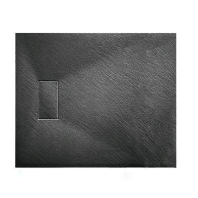 China Contemporary Modern Shower pans Black Stone SMC Shower Base Artificial Stone Shower Trays for Bathroom for sale