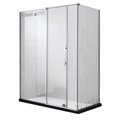 China Contemporary Good Quality Frameless Sliding Glass Shower Door Enclosure Shower Room for Bathroom for sale