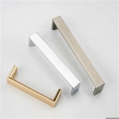 China Contemporary High Quality Simple style U Shape Zinc Alloy Cabinet Handle Drawer Pull for Kitchen pull handles for sale