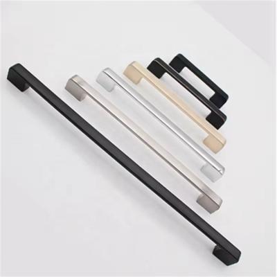 China Handless Kitchen Cabinet Factory Wholesale High quality Simple design Brushed Nickel hardware Furniture handle for Bathroom Kitchen Door for sale