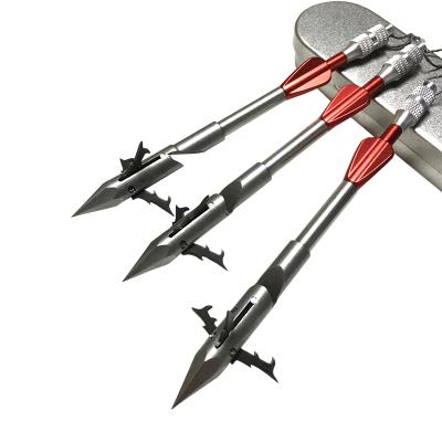 China Six-Winged Fishing Hunting Penetrates Archery Fish Dart Hunting Broadheads Arrow Shot for sale