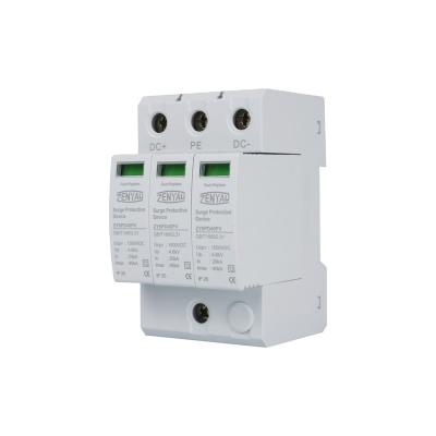 China ZENYAU 40ka 1000v DC 40ka 1000v DC surge protection device PV SPD surge protection device ZYSPD40K1500B3 for sale