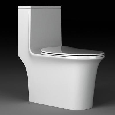 China Automatic Operation ARROW One Piece Glazing Double Flush Floor Top Ceramic Bathroom Toilet Set In Foshan for sale