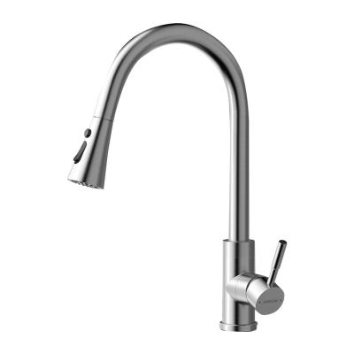 China ARROW Brand Thermostatic Faucets Kitchen Faucet Multifunctional Commercial Sink , Modern Pull Out Faucet for sale