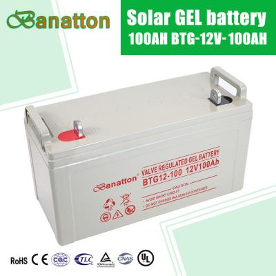 中国 Rechargeable Type 12v Deep Cycle GEL Battery Inverter Power Tools Solar Banatton 12v 100ah Lead Acid Battery Battery 販売のため