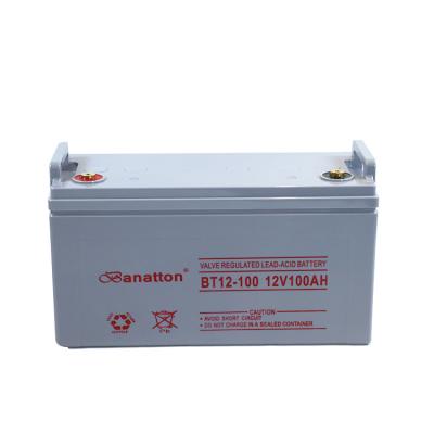 China Longest Service Life 12V 100Ah Storage Banatton Battery Rechargeable Solar Deep Cycle Battery Air To Ground Missile 12V100Ah Lead Acid Battery Bateria à venda