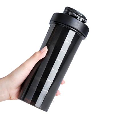 China Shaker Bottle Sports Gym Fitness Bodybuilding Plastic Water Bottle Widely Viable Application for sale