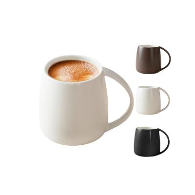 China Sustainable Style 450ml Hot Ceramic Mug With Bamboo Cover For Tea Coffee As Heatproof Souvenir Gifts for sale