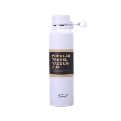 China PORTABLE Vacuum Flask Double Wall Insulated Stainless Steel Water Bottle With Handle Lid for sale