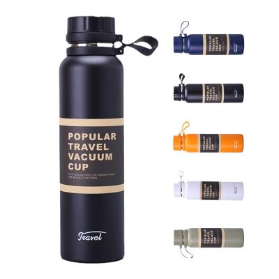 China 22oz/29oz/38oz Bpa Free Logo Drink Bottle Double Wall Hot And Cold Custom Vacuum Insulated Stainless Steel Water Bottle Bag for sale