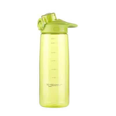 China High Quality Brand New Viable Large Capacity Sports Drinking Large Motivational Plastic Water Bottles for sale