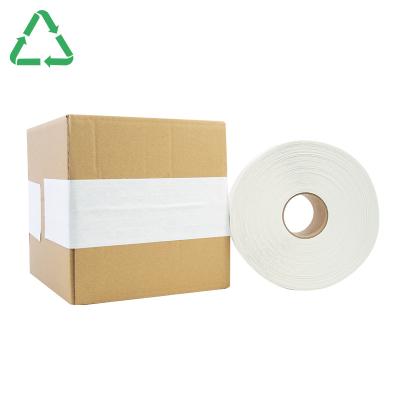 China Custom White Tamper-Evident Wet Sealing Paperboard Save Shipping Brown Water Activated Kraft Paper Packaging Gummed Tape Logo Printed for sale