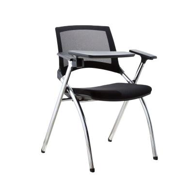 China (Size) High Quality Adjustable Armrest Classroom School Folding Study Student Chair With Notebook Training Chair for sale