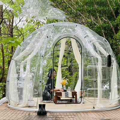 China Modern 3.3 Meters Geodesic Outdoor Camping Dome Tent Economy Clear Dome Tent for Tourism Hotel, Camping, Outdoor Activities for sale