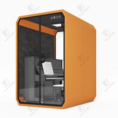 China Portable Soundproof Soundproof Private Office Booth Modular Indoor Pod Working Private Working Booths Prefab Houses Big Booth for sale