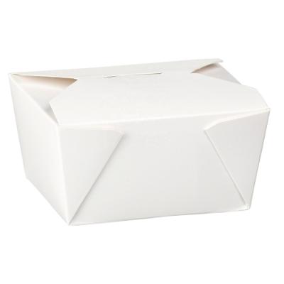 China Disposable Wholesale Custom Food Packaging Take Out Food Container Heavy-Duty to go paper box Natural Disposable Eco-Friendly Meal Food Box for sale