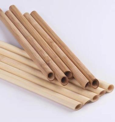 China Disposable Wholesale Customized Reusable Bamboo Drinking Straw Disposable Biodegradable Jungle Straws for sale