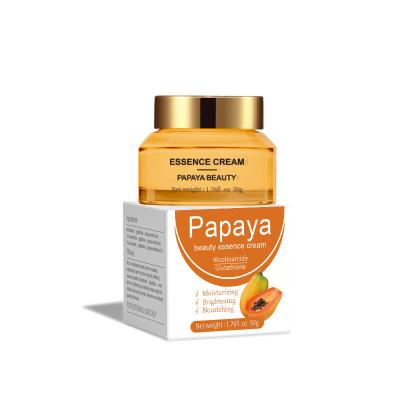 China OEM/ODM Anti Aging Skin Care Whitening Brightening Skin Firming Papaya Face Cream For All Skin Types for sale