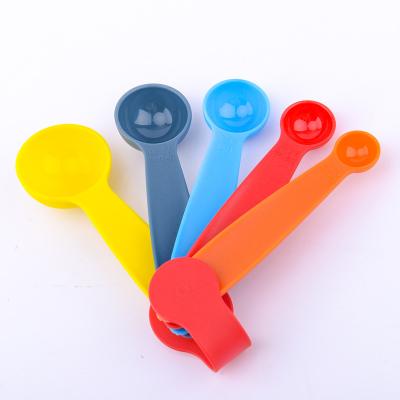 China 1.25/2.5/5/7.5/15ml Eco-friendly Plastic Measuring Scoop Kitchen Baking Tools For Milk Powder Tea Salt Spoon for sale